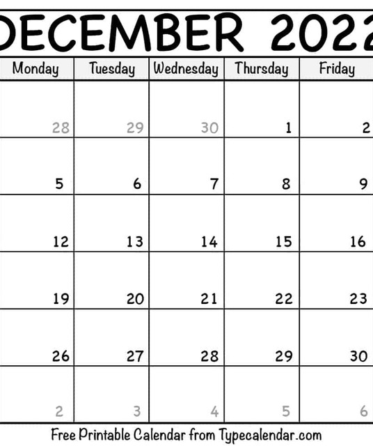 avatar Free December Calendar 2022